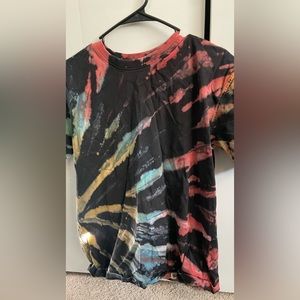 Young la, tie dye T shirt, fitted, size medium